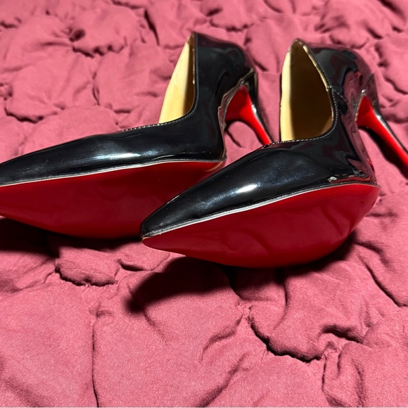 Christian Louboutin Black Patent Heels
